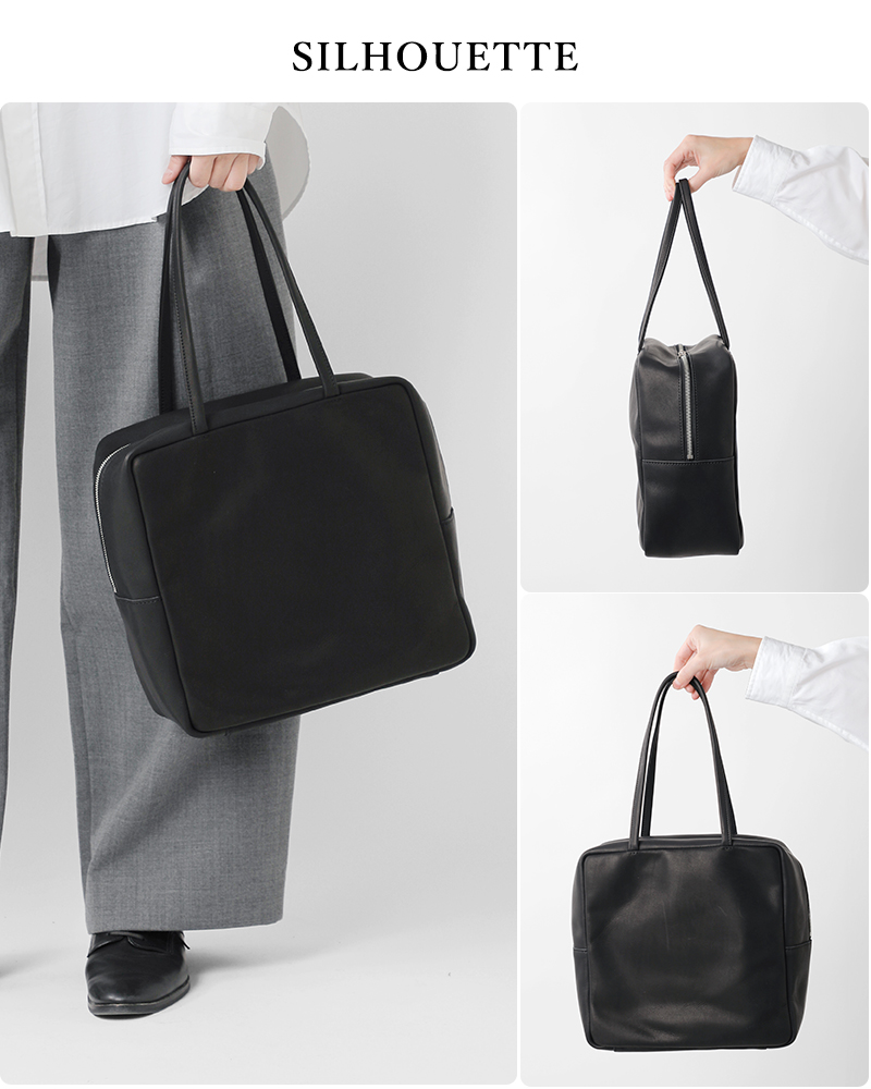 クーポン対象】mormyrus モルミルス レザー スクエア トートバッグ m