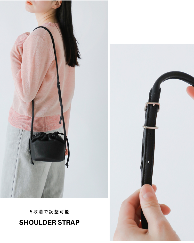 Aeta アエタ ディアレザー ハンド ポーチ ミニ ショルダー バッグ