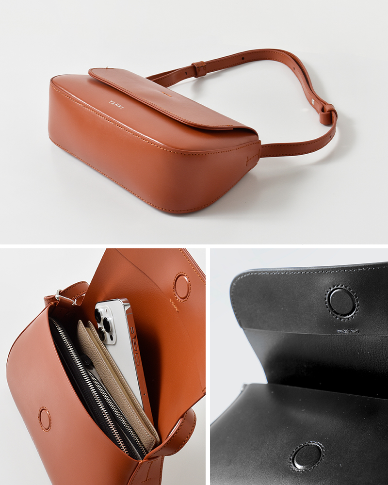 YAHKI ヤーキ ダブルフェイスレザー クロスボディバッグ yh-768