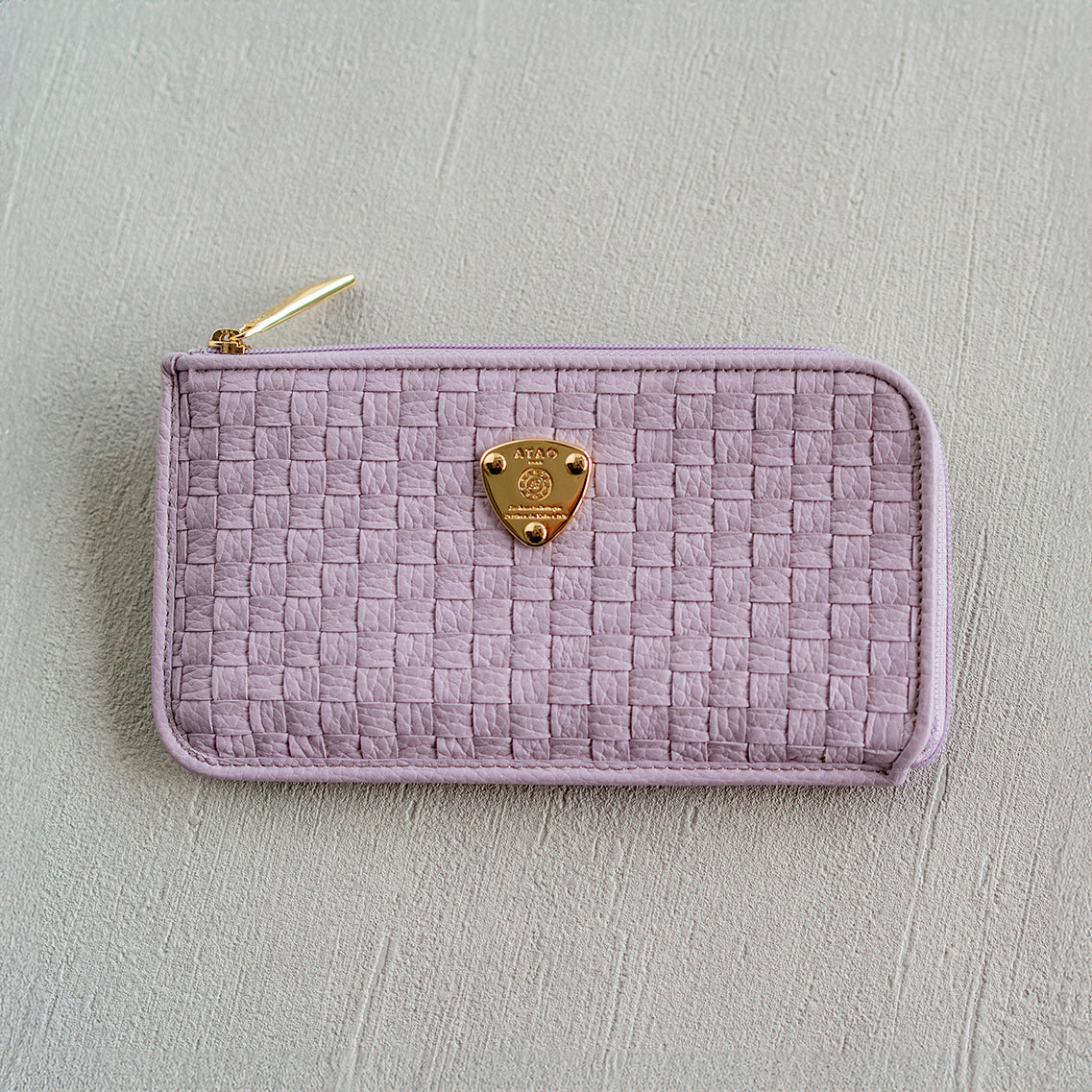 フラッグメントケースのようなイントレチャートの長財布｜slimo(スリモ