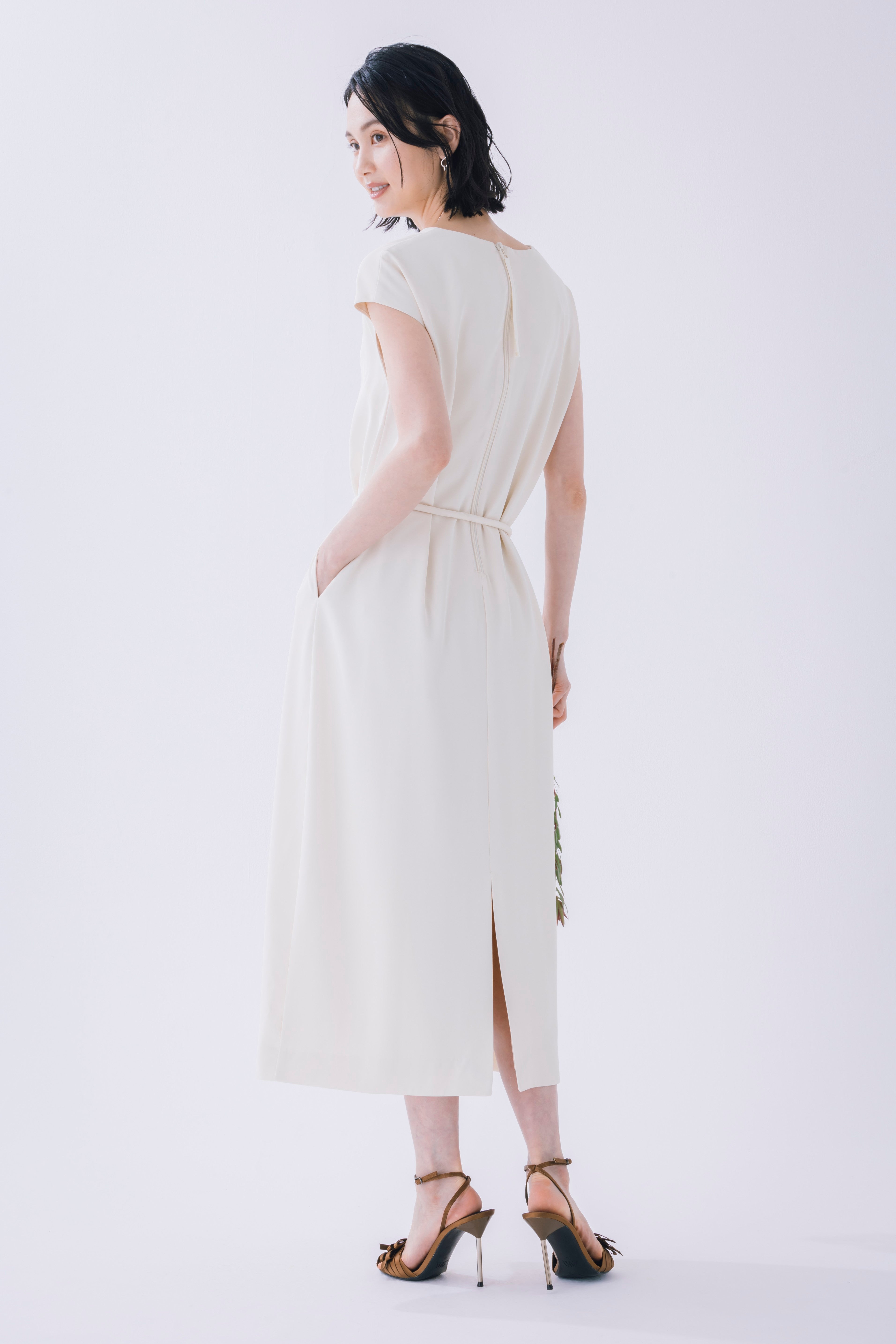 ロングワンピース（共布ループベルト付き） NS-313 – ATELIER N'S