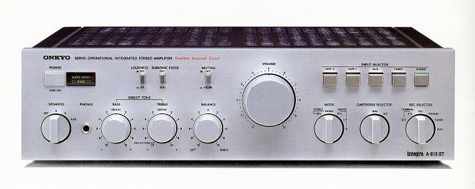 Specifications of ONKYO Integra A-815GT Onkyo / Onkyo