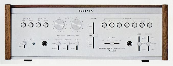 SONY TA-1150 Specifications SONY