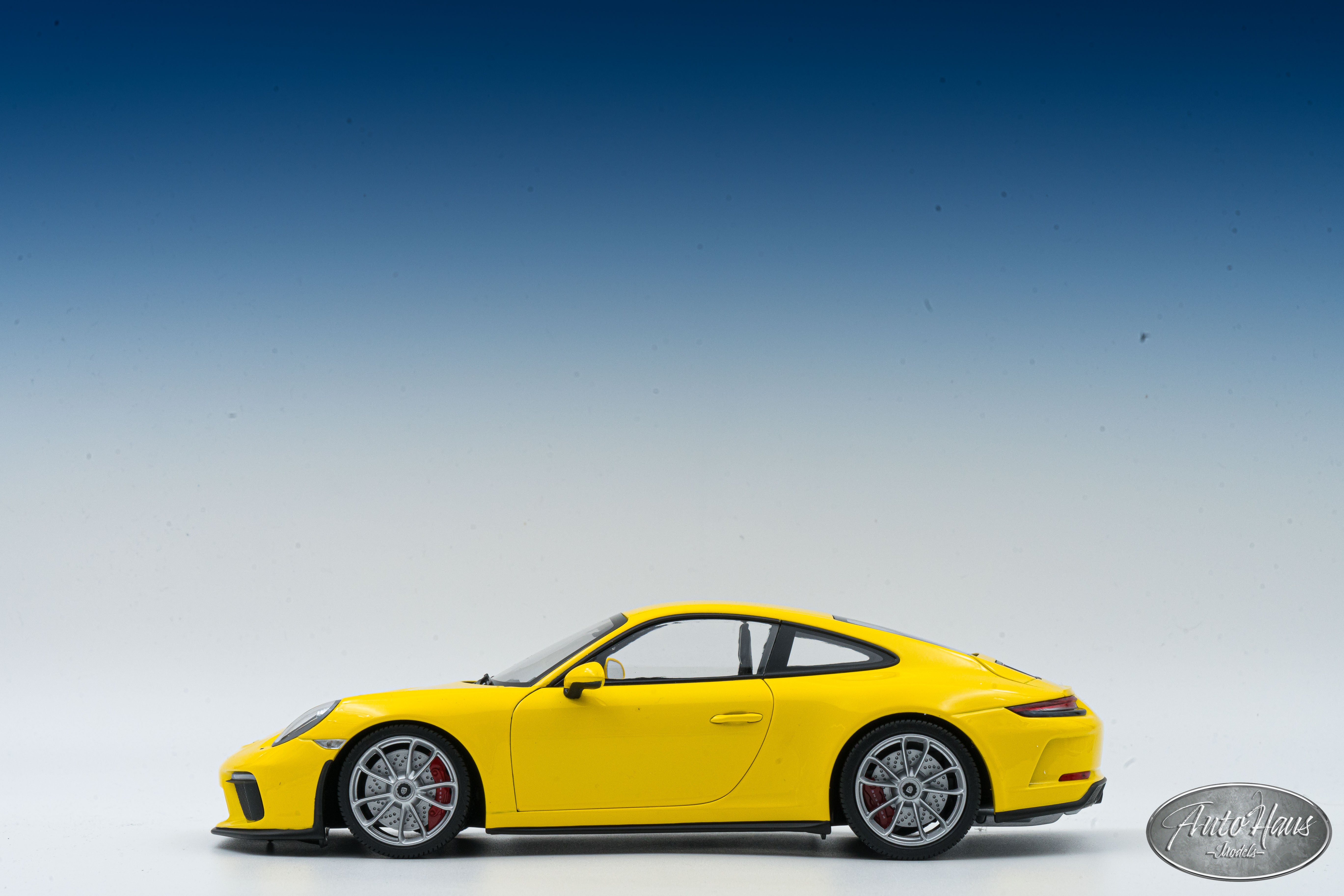 1/18 Minichamps Porsche 911 (991) GT3 Touring Yellow – AutoHaus Models