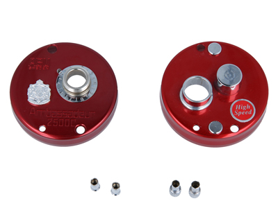 サイドカップナットセット ABU Ambassadeur用【全3色】｜Fishing Tools