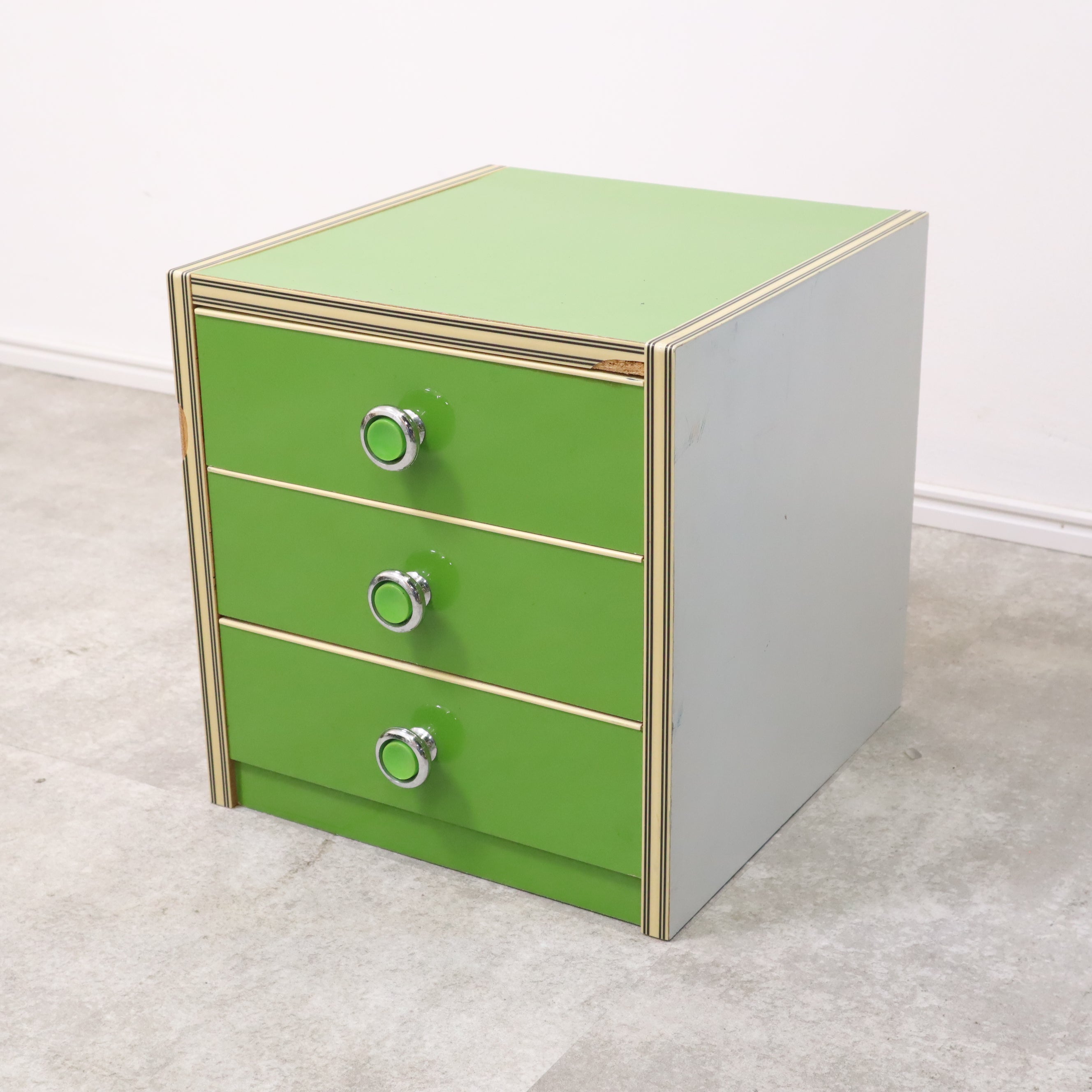 昭和レトロ レトロポップ 小引き出し 収納 グリーン – バナル