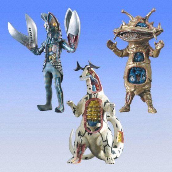 ウルトラ怪獣解剖図鑑 全3種セット Amazon.co.jp: ウルトラ怪獣 解剖
