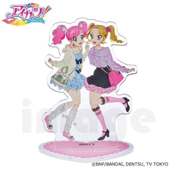 予約販売】アイカツ！アクリルスタンド (2体セット) まどか＆のの 私服