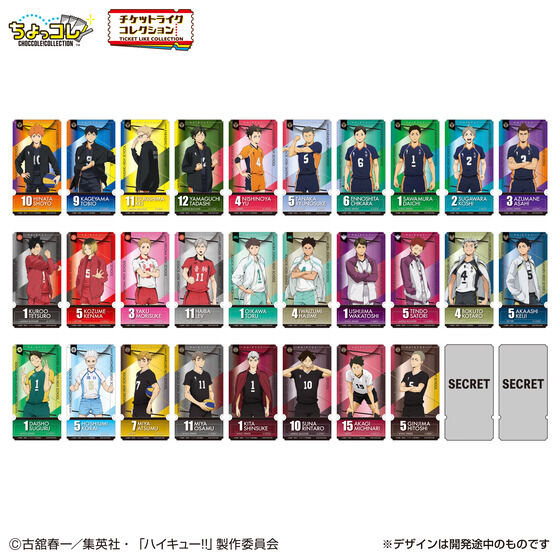 チケットライクコレクション ハイキュー!!│ライフスタイルバンダイ