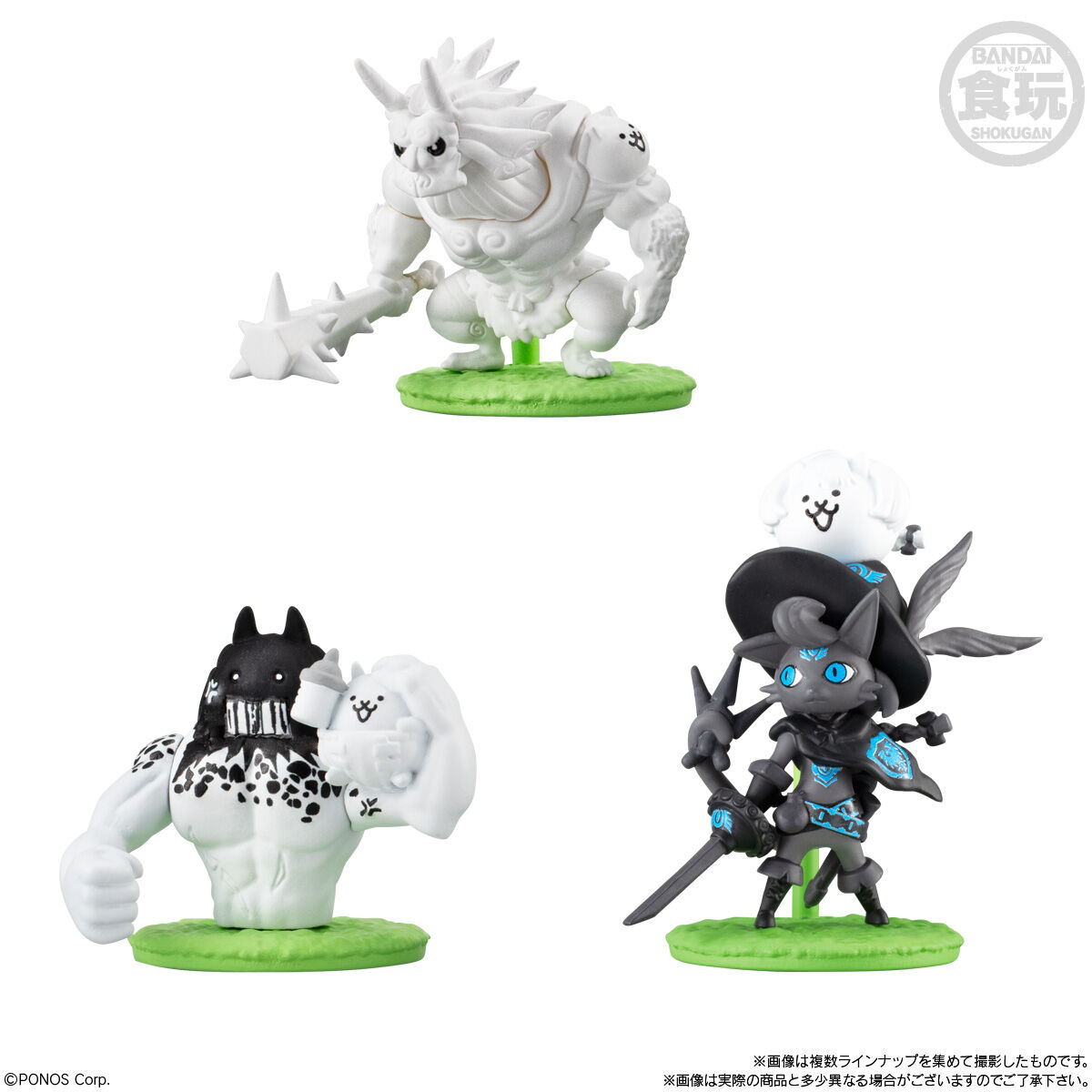 ちゃんこ対戦争猫の顔のフィギュア ちゃんこ対戦争猫の顔のフィギュア