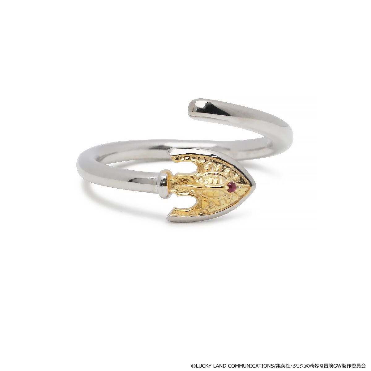 ジョジョの奇妙な冒険 黄金の風×JAM HOME MADE スタンドの矢リング【5
