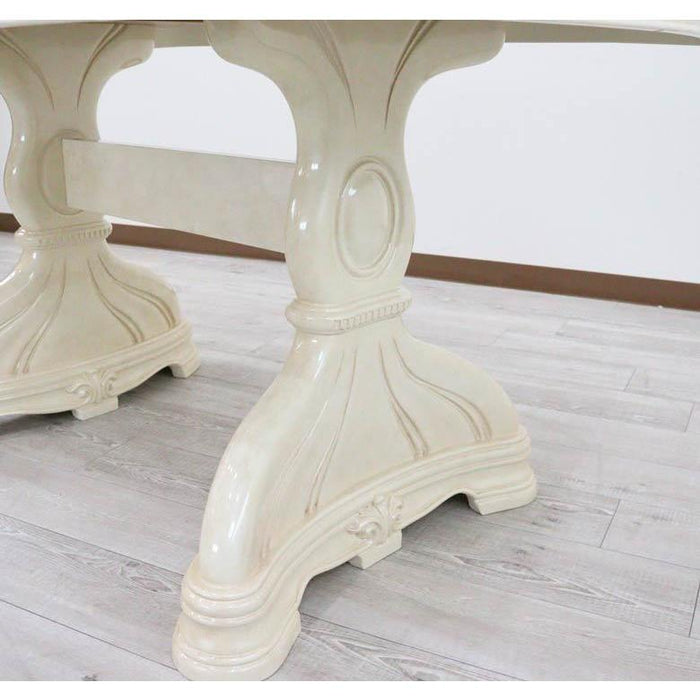 サルタレッリ アマルフィ ダイニングテーブル 165cm幅 アイボリー