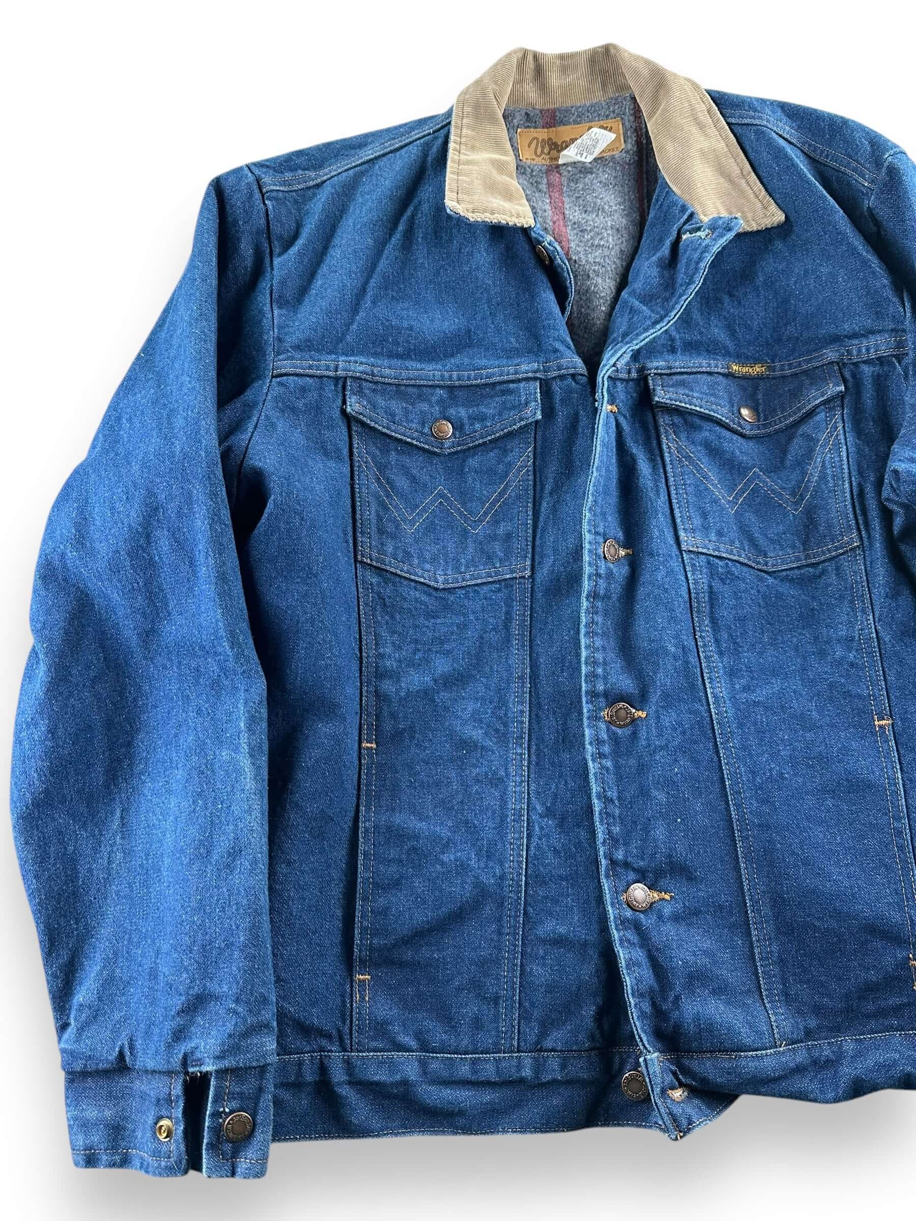 Vintage Wrangler Blanket-Lined M-159 Denim Jacket SZ 48L – The