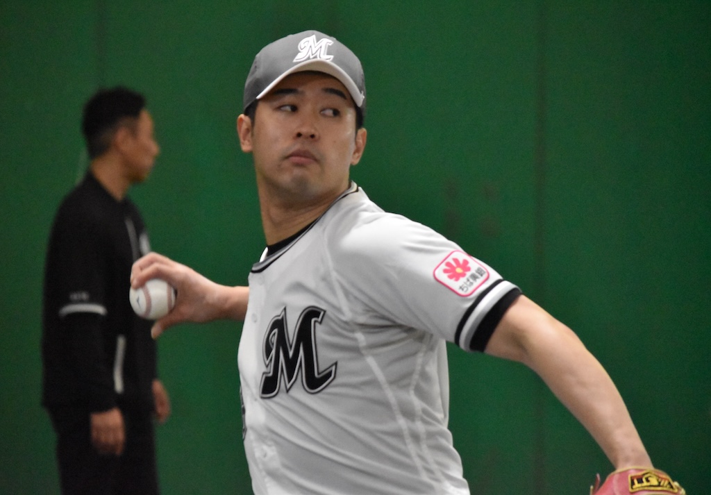 ロッテ・種市篤暉「今からでも試合に入れるくらいの感じでブルペンに