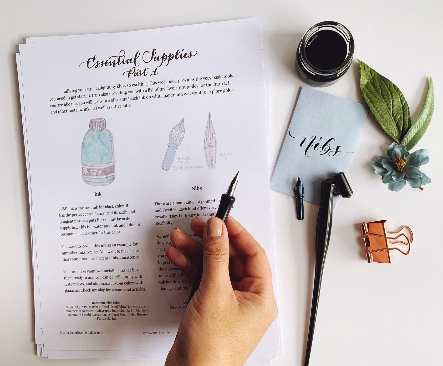 はじめてのモダンカリグラフィースターターキット | NM Calligraphy House