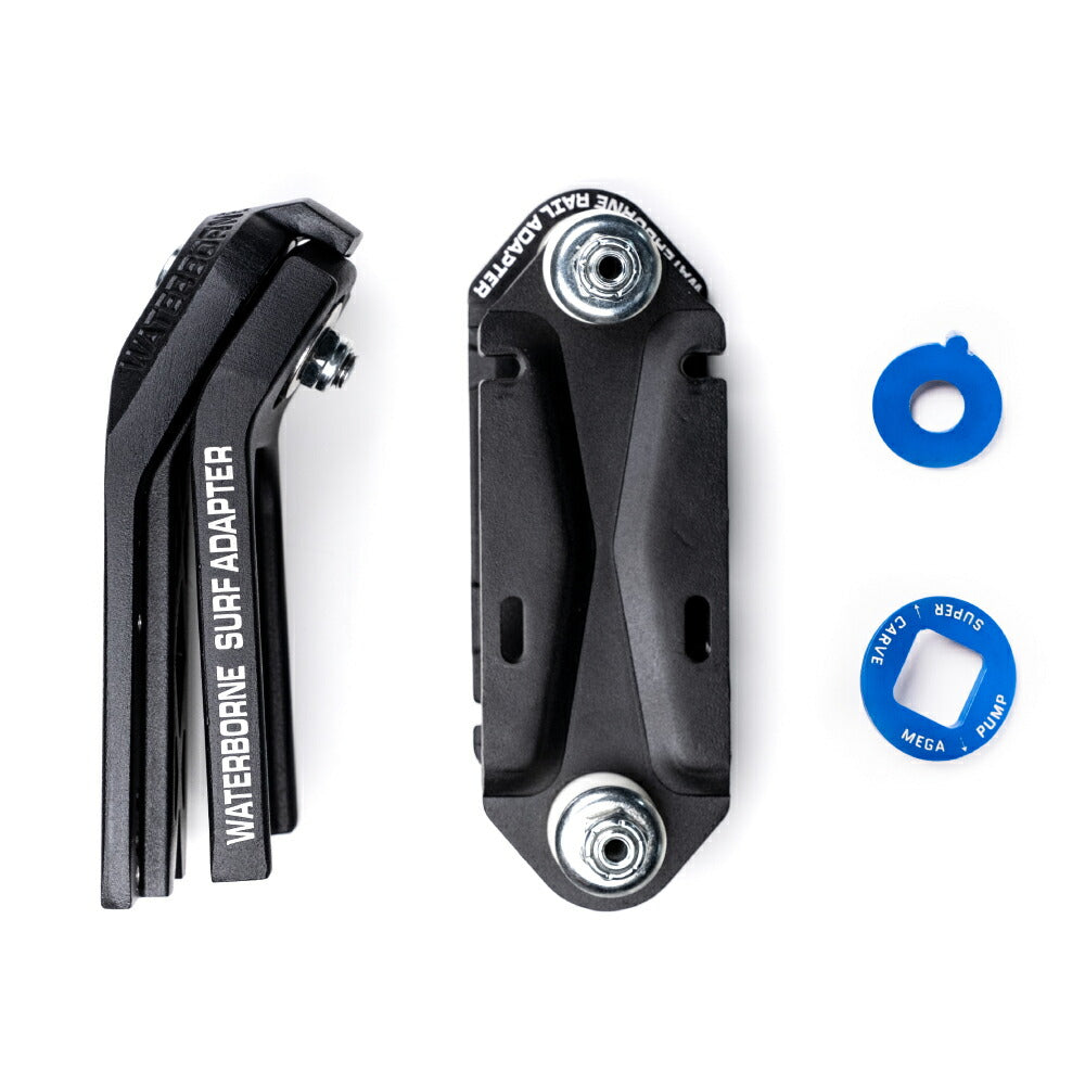 スケートボードトラックアアダプター WATERBORNE FIN SYSTEM SURF AND