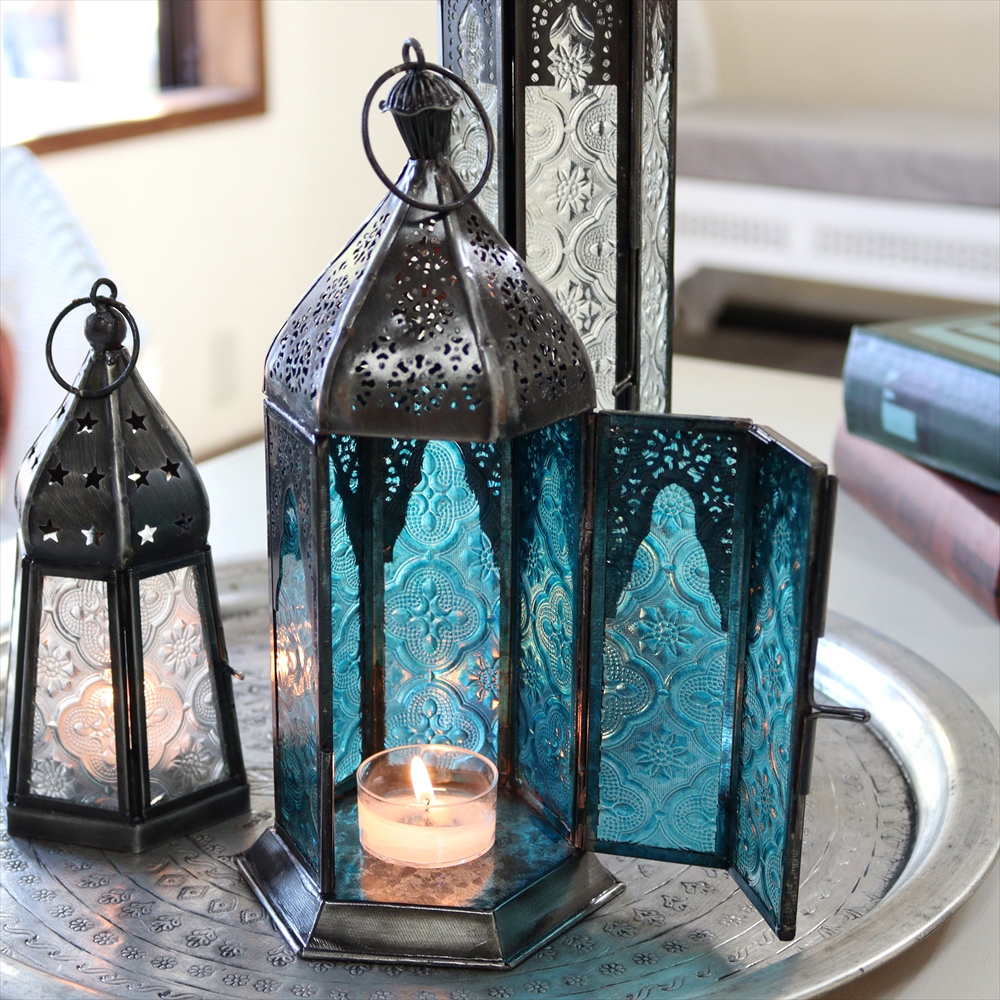 キリムスタイル / モロッコランタン・キャンドルホルダー 高さ24cm