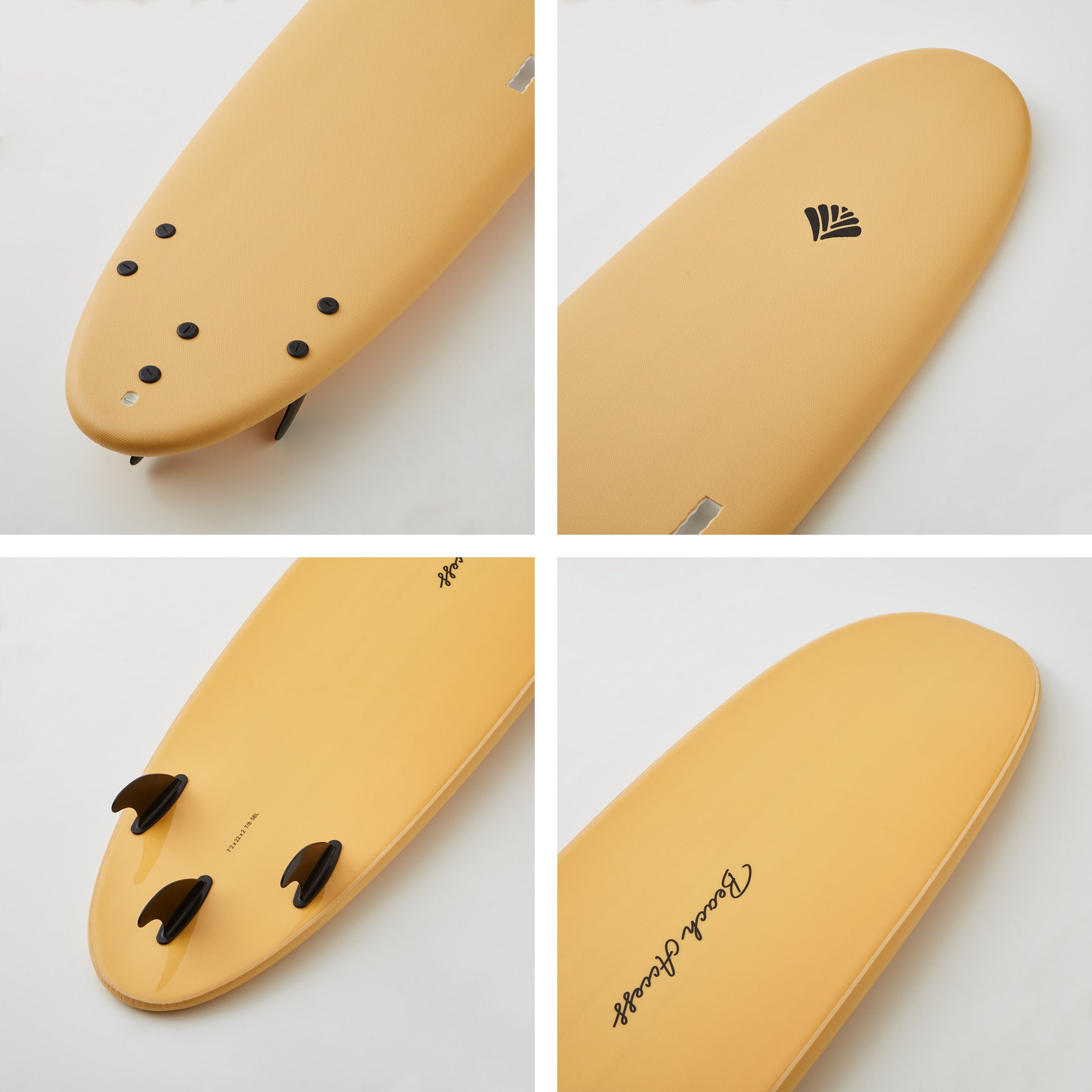 公式】Standard ソフトボード 7'2” ミッドレングス ハンドル付き