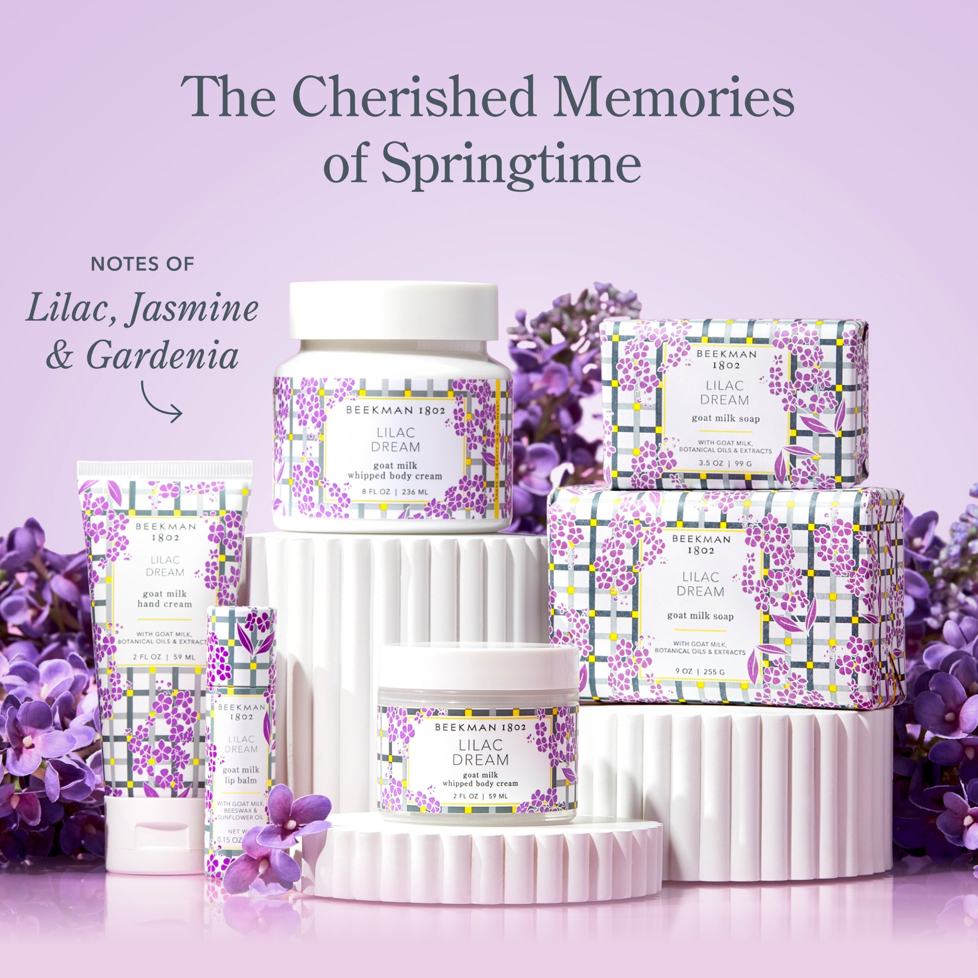 Lilac Dream Goat Milk Soap Set of 4