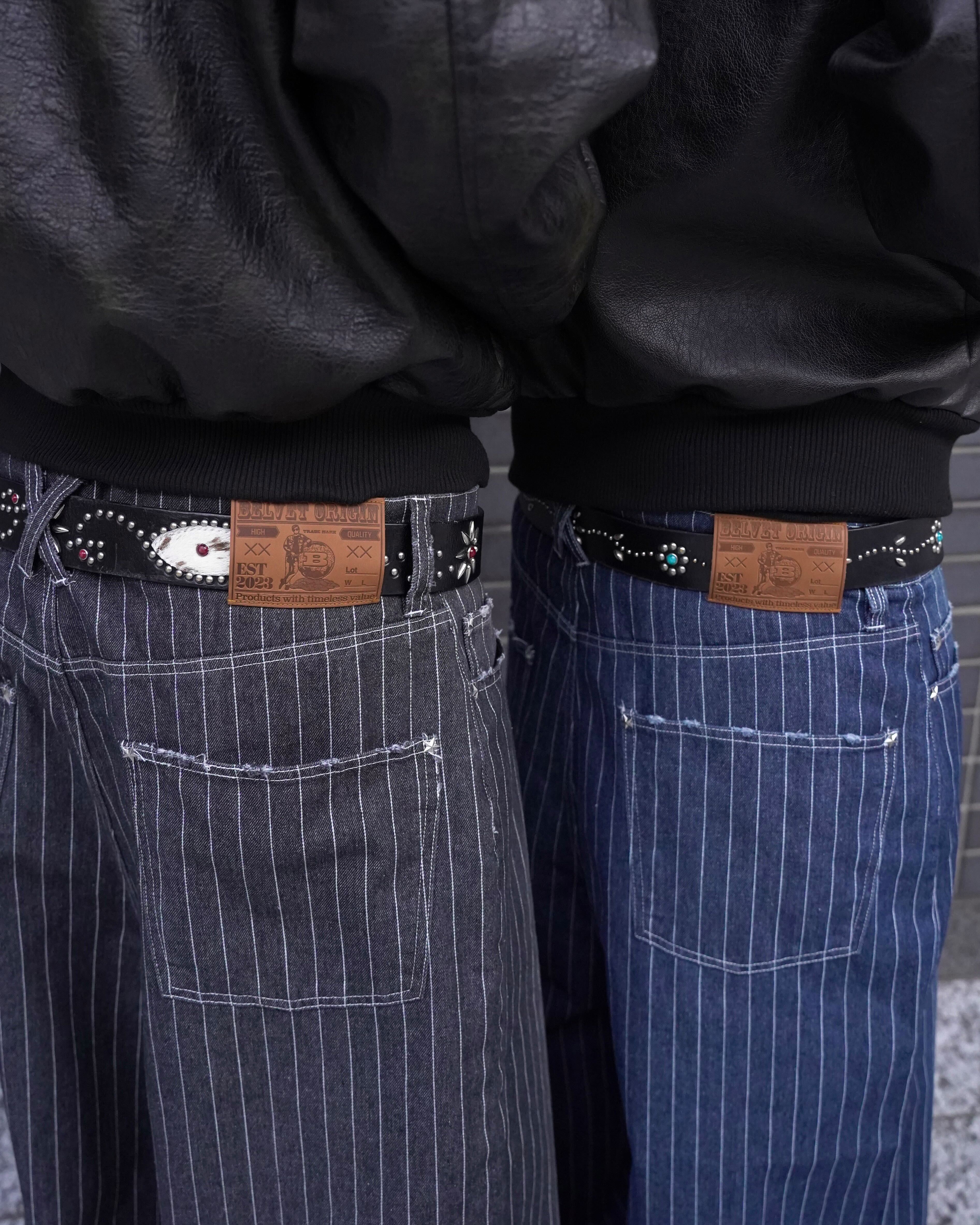 Faded Stripe Denim – BELVET