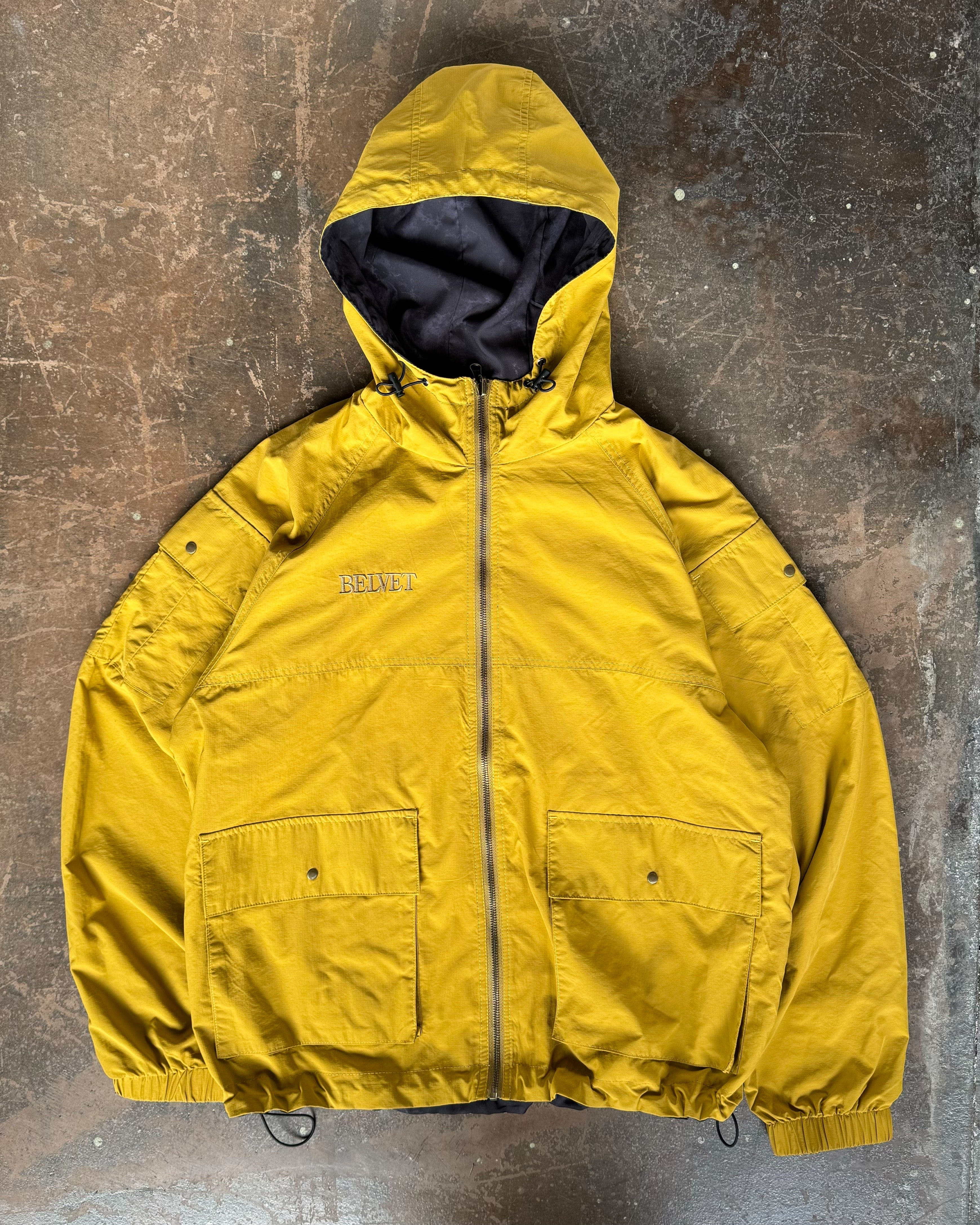 Reversible camo nylon jacket – BELVET