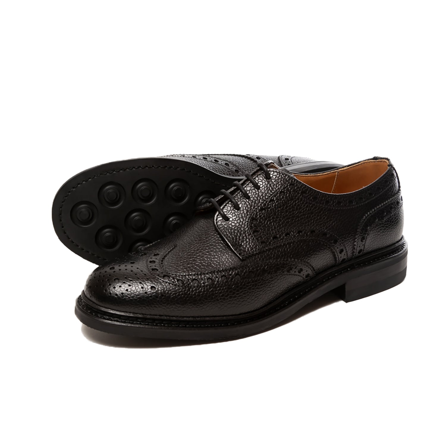 Berwick1707 | ウイングチップ シボ革 | 5544CCDABK – バーウィック