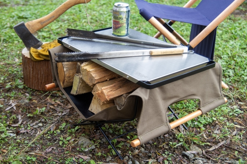 新品ハングアウト、スタッキングテーブル、フィールドラック、ログ