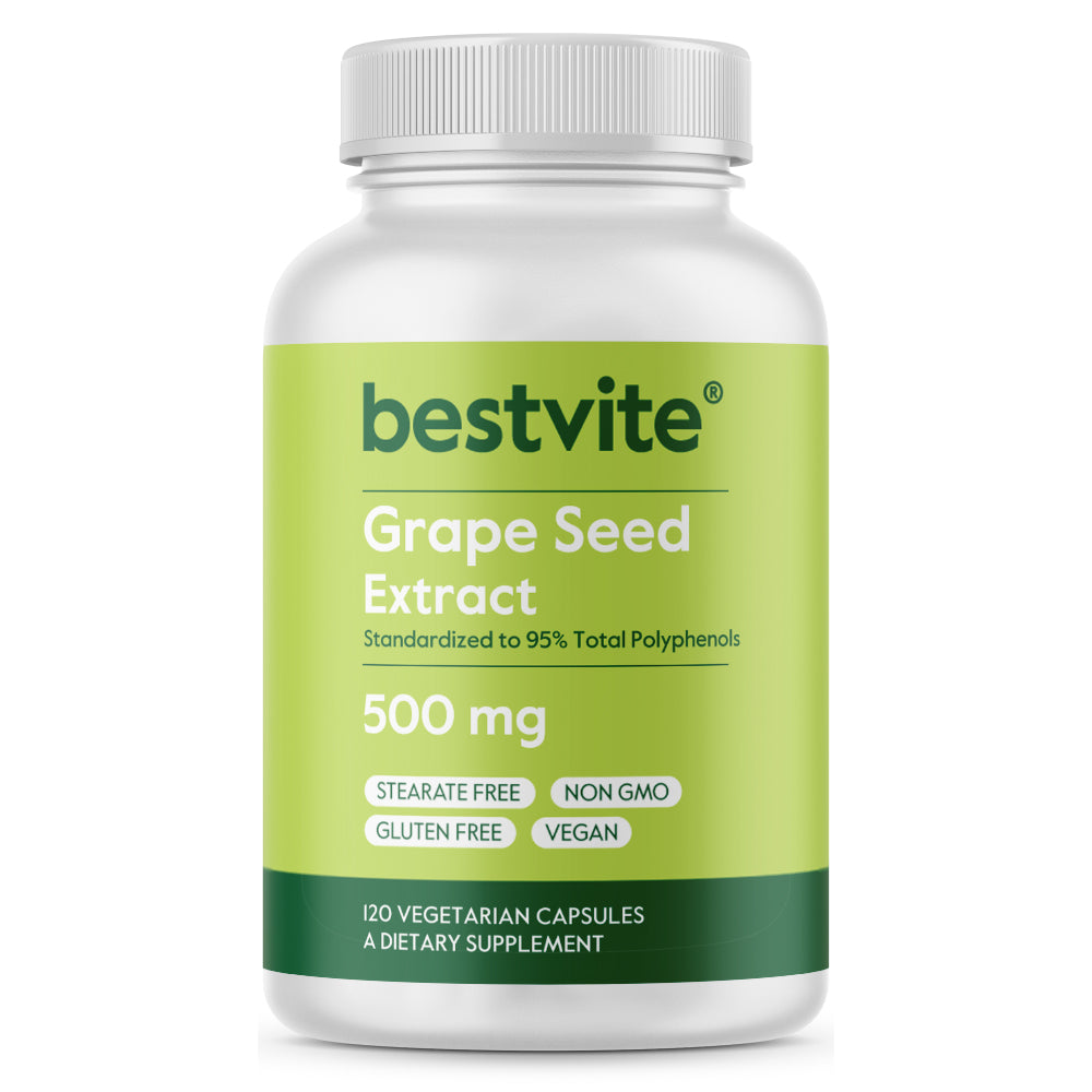 Grapeseed Extract 500mg | Bestvite.com - The Most Trusted Name in