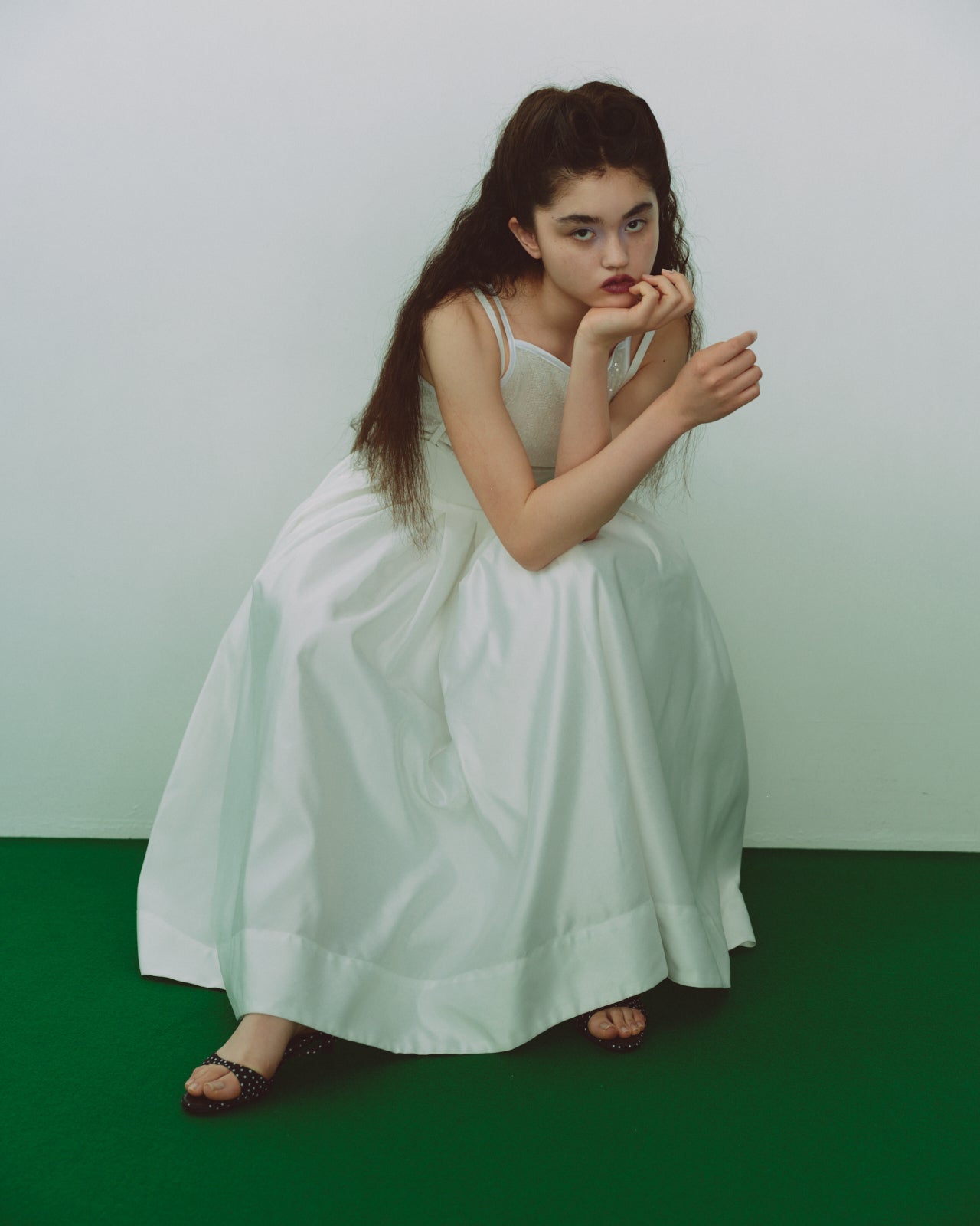 Bibiy SERENA BALLOON SKIRT ホワイト Bibiy SERENA BALLOON SKIRT