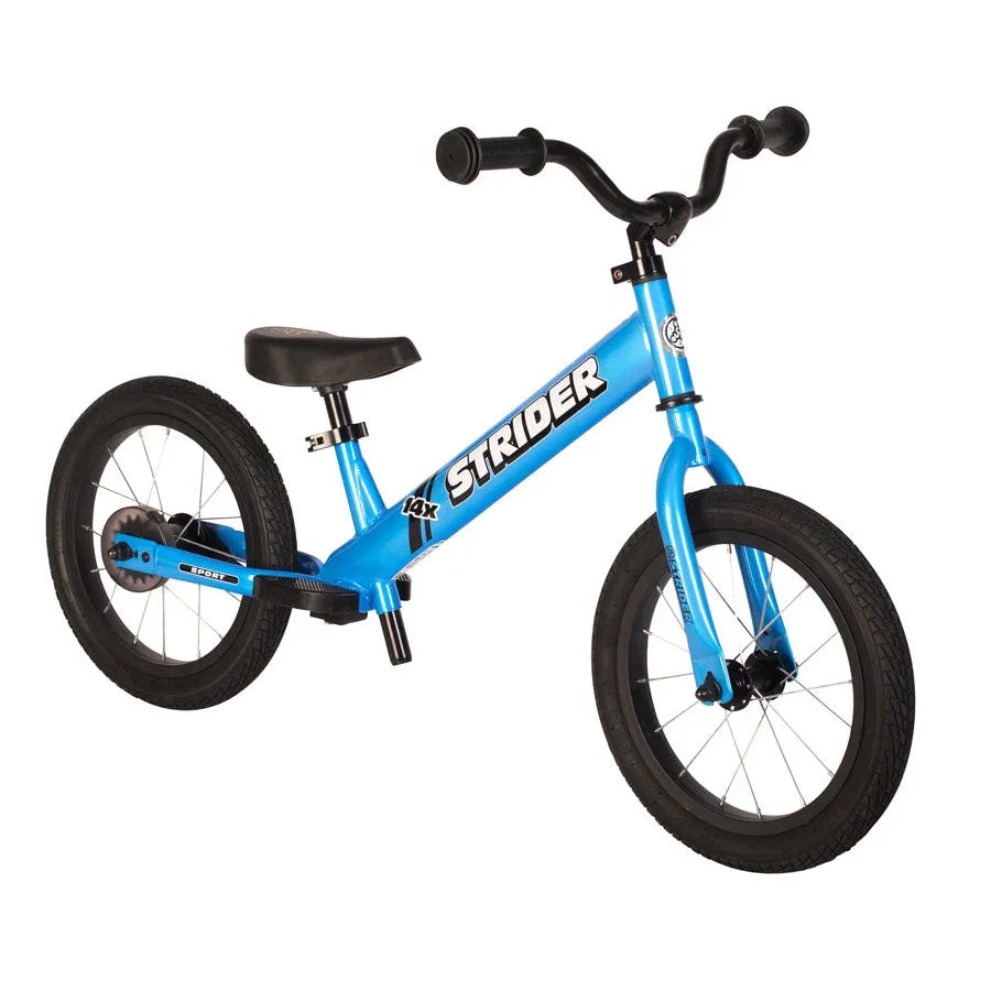 Strider 14x Sport Balance Bike - Blue – Bicycle Warehouse
