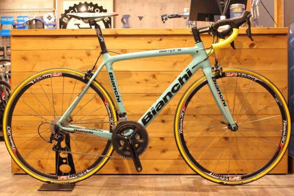 Bianchi SEMPRE pro 2015 55 シマノ 105 5800 11S カーボン ロードバイク