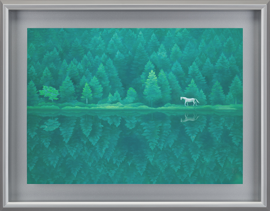 白馬の森 特装版 | 商品紹介 | 美術品複製画販売サイト | 美術趣味