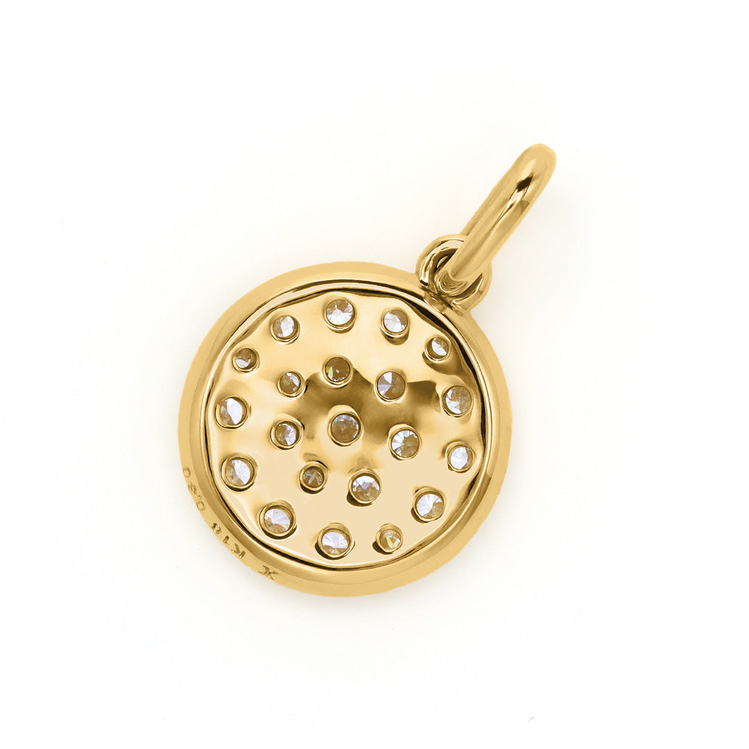 ダイヤモンド K10/K18/PTペンダントトップ・ルミエールブーケS