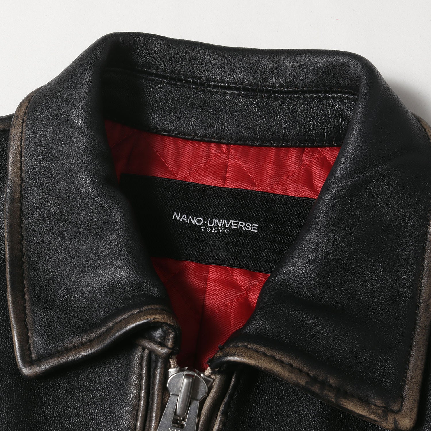 NANO UNIVERSE (ナノユニバース) ヴィンテージ加工 シープ スキン