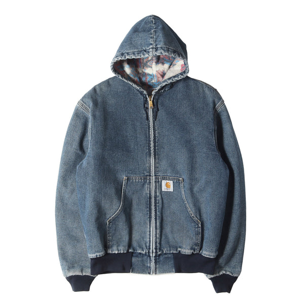 Carhartt (カーハート) 80s 星タグ 裏地ネイティブ柄 デニム