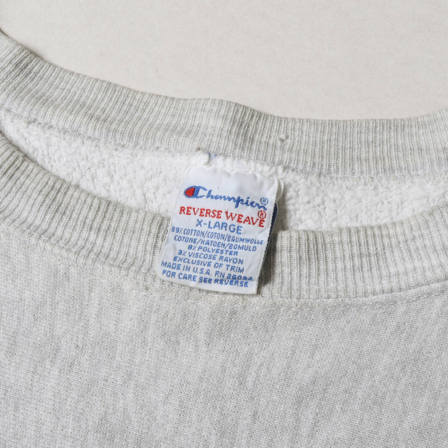 Champion vintage (チャンピオン ヴィンテージ) 90s 刺繍タグ リバース