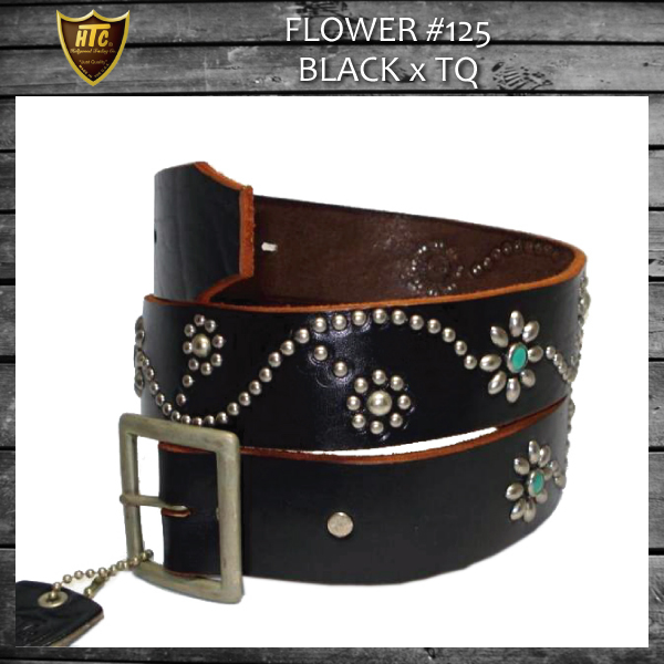 HTC(Hollywood Trading Company) ST125 Turquoise Flower Belt