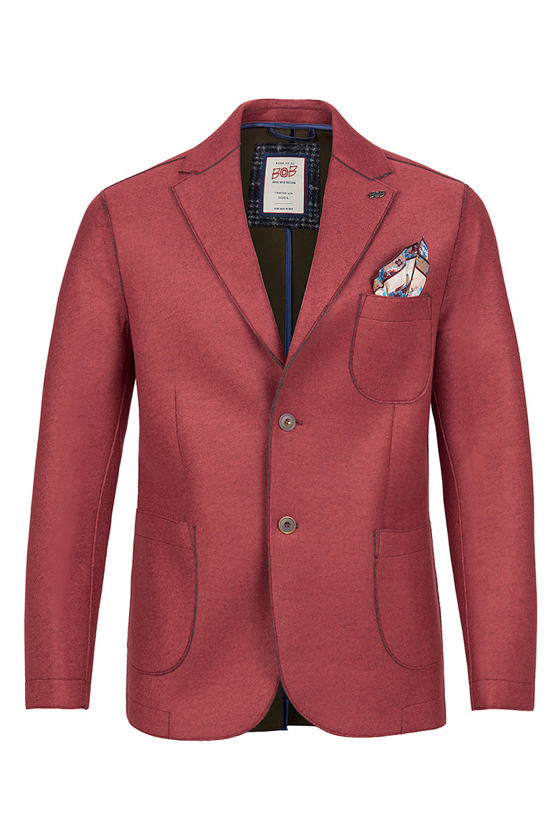 KI156 ボンディングジャケット / Col：JEANS ブルー系 BOB JAPAN