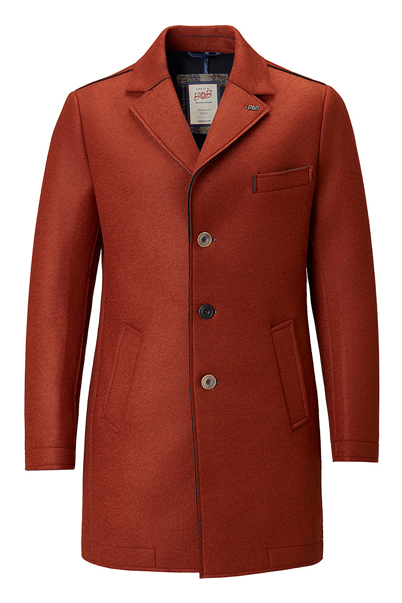 AND153 ボンディングチェスターコート / COL：TORTORA ベージュ BOB JAPAN