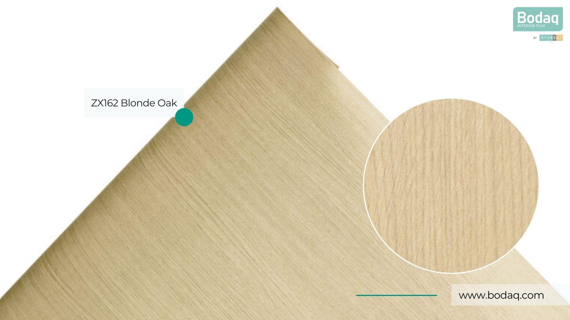 ZX162 Blonde Oak Interior Film - Wood Collection