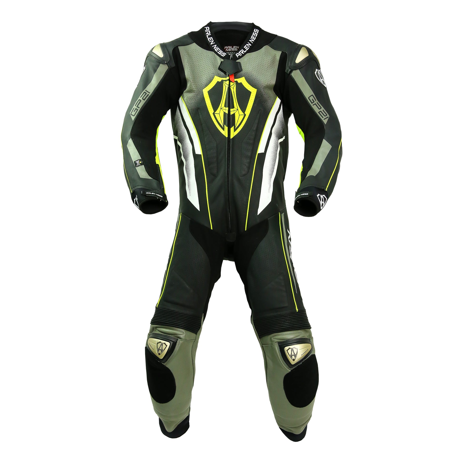 LS1-241376-AN BLACK/YELLOW ARLENNESS RACINGSUITS HIGH END MODEL