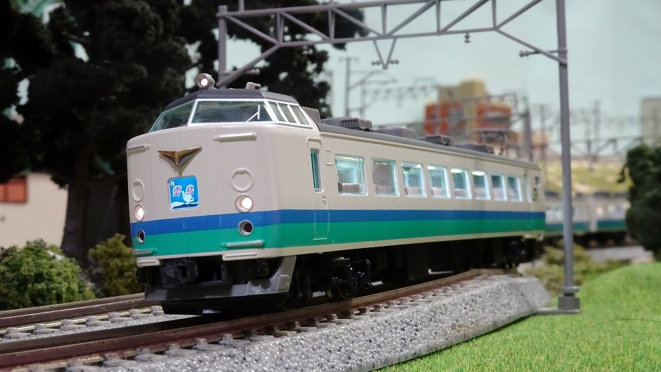 485系上沼垂色 特急「雷鳥」ーたまには200番台メインで♪ - ビスタ模型