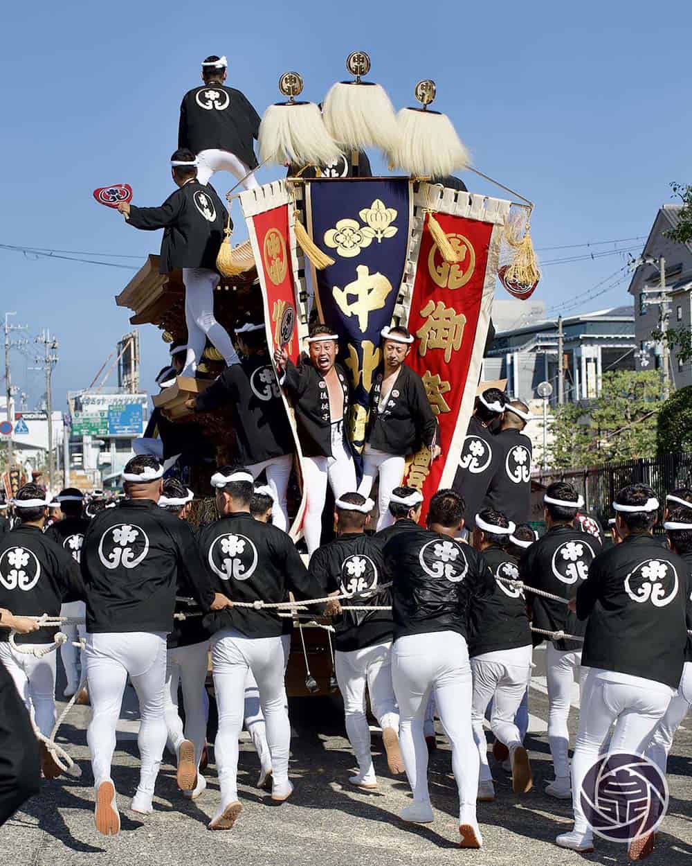 中北町のだんじり（岸和田旧市・浜地区）泉祭記