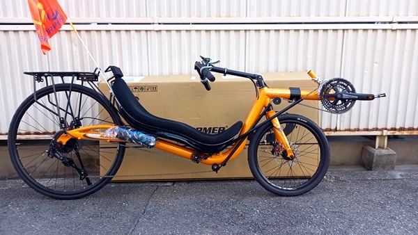 ローレーサーのロングセラー、 R*y様 リカンベント自転車 Performer X