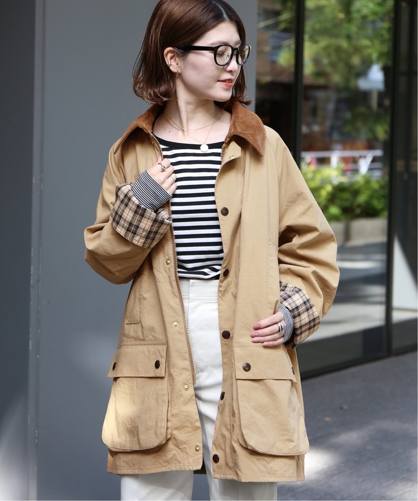 Barbour × Spick and Spanノンワックスジャケット別注タグ付 【公式通販】