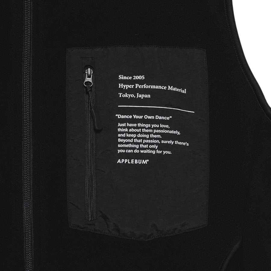 アップルバム ベスト APPLEBUM Fleece Full Zip Vest フリース ジップ