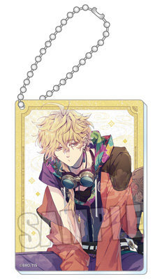 泡沫のユークロニア ラメアクリルブロックチャーム Relax Ver.「露草