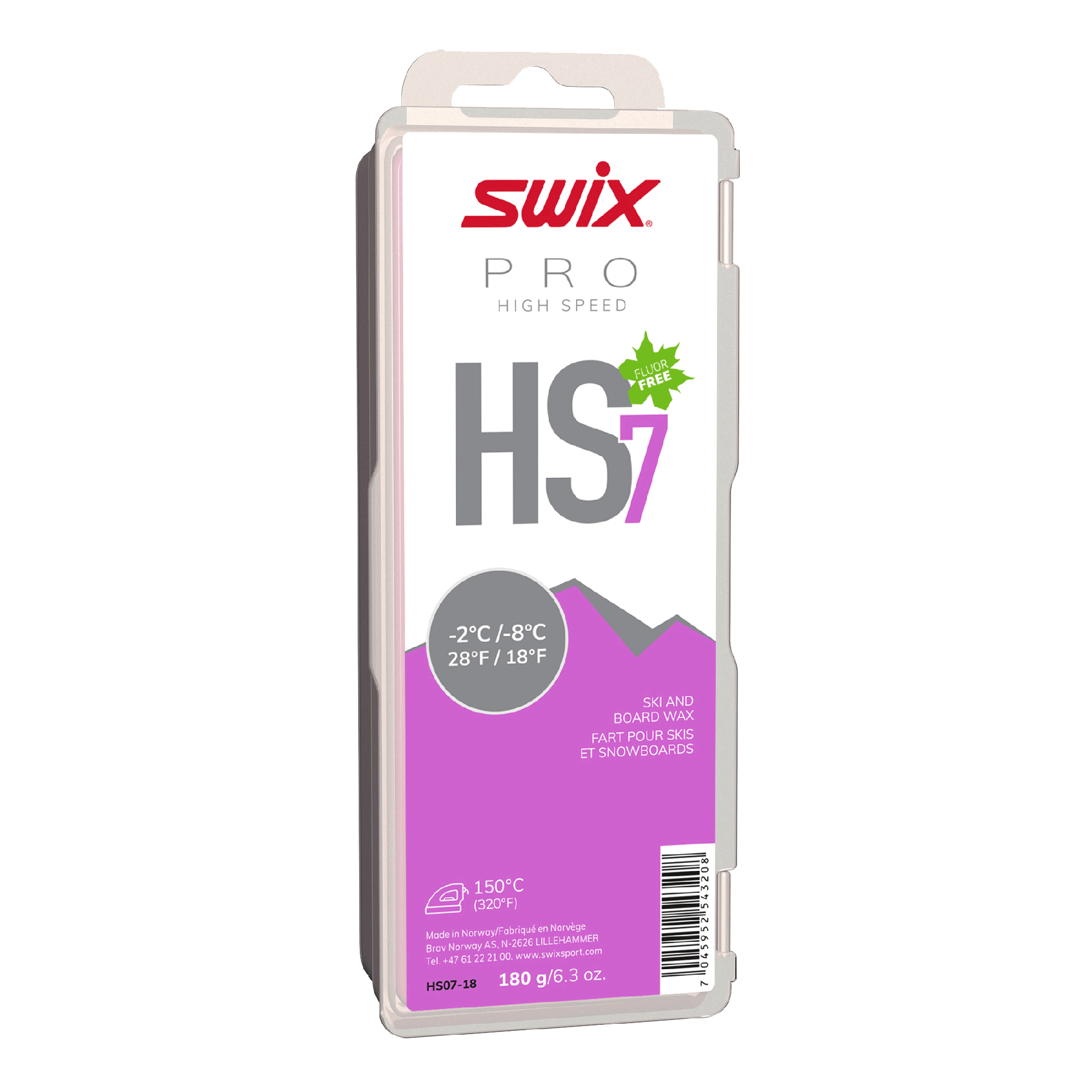 HS7 Violet -2°C/-8°C, 180g | Swix