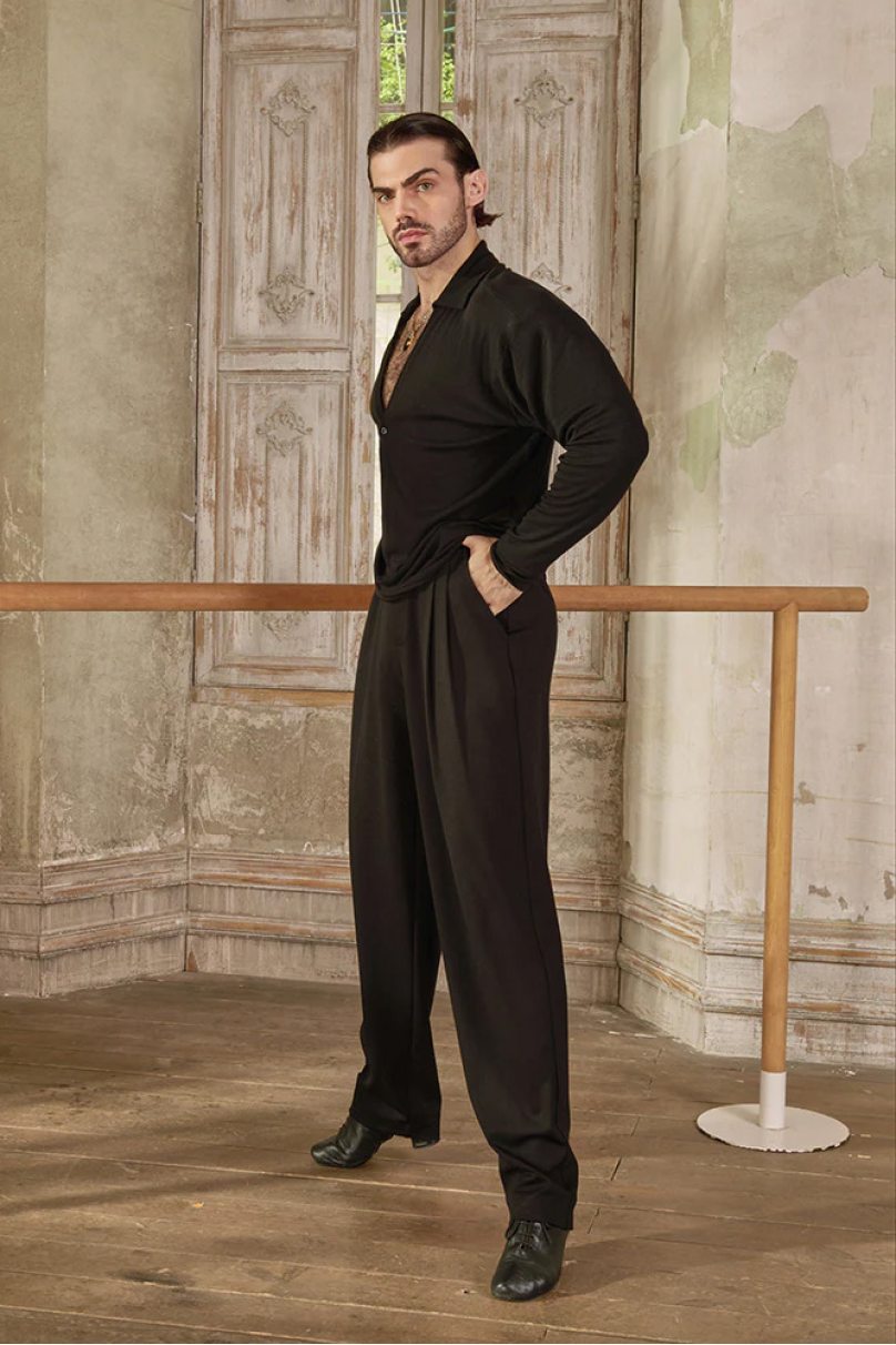 Million ブラック ダンス メンズラテンシャツ Million ブラック ダンス