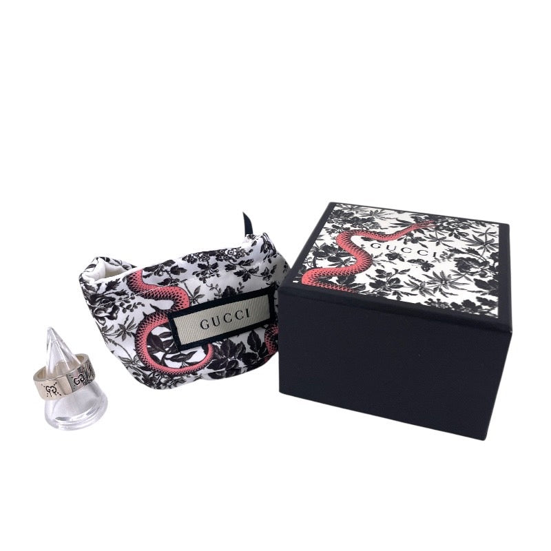 GUCCI】グッチ ゴースト 455318 リング・指輪 シルバー925メンズ